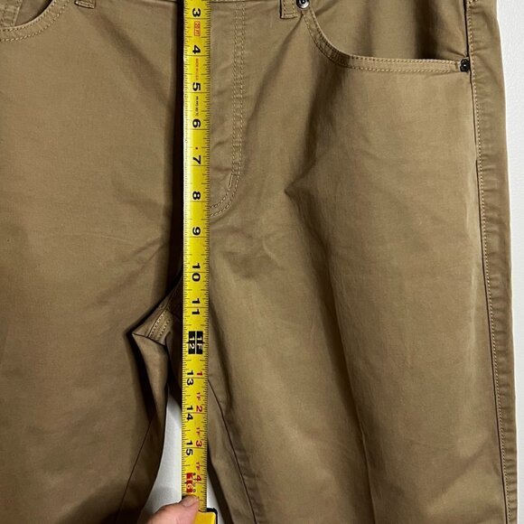 Peter Millar Men's Plain Front Khaki colored Jeans Size 34 x 27 - Picture 8 of 9